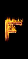 Fire Letter F Live Wallpaper screenshot 3