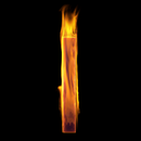 Fire Letter I Live Wallpaper APK