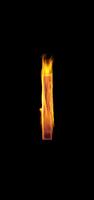 Fire Letter I Live Wallpaper capture d'écran 1