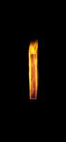 Fire Letter I Live Wallpaper capture d'écran 2
