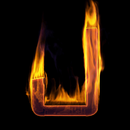 Fire Letter J Live Wallpaper APK