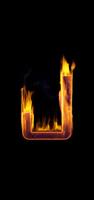 برنامه‌نما Fire Letter J Live Wallpaper عکس از صفحه