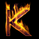Fire Letter K Live Wallpaper APK