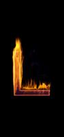 برنامه‌نما Fire Letter L Live Wallpaper عکس از صفحه
