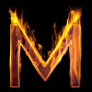 Fire Letter M Live Wallpaper APK