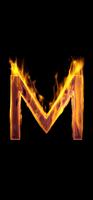 Fire Letter M Live Wallpaper penulis hantaran