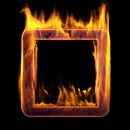 Fire Letter O Live Wallpaper APK
