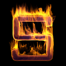 Fire Letter S Live Wallpaper APK