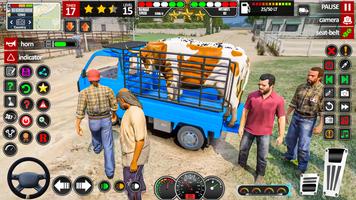 Animal Transport Game Truck 3D Poster