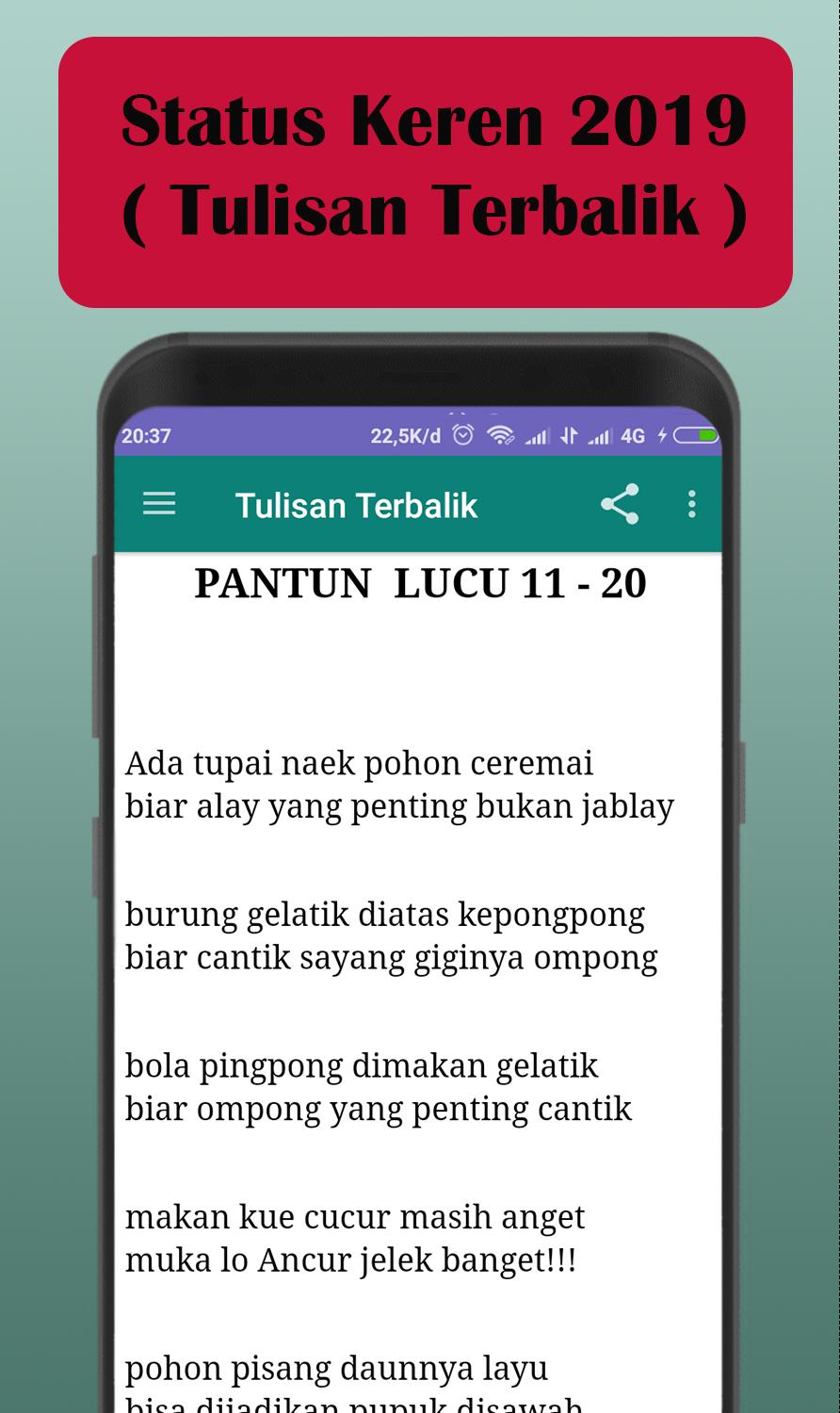 Status Wa Lengkap 2019 Dan Tulisan Terbalik For Android Apk Download