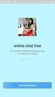 online girl chat plakat