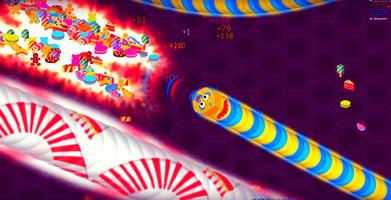 Snake Zone : Cacing worm-io Cartaz