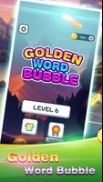 Poster Golden Word Bubble