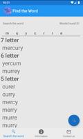 Unscramble and build words 海報