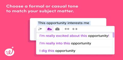 Wordtune AI Writing Guide تصوير الشاشة 1