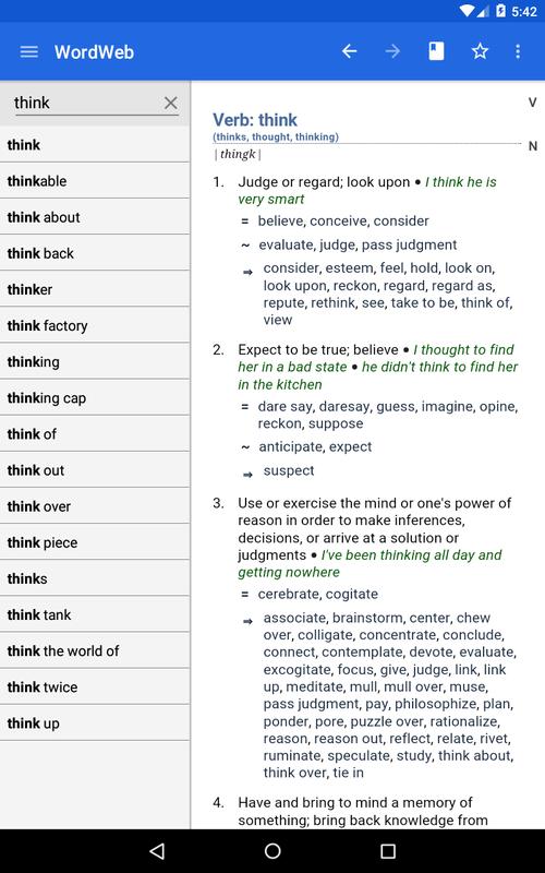 dictionary wordweb for android