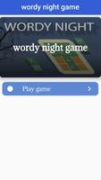 Wordy Night Game screenshot 1