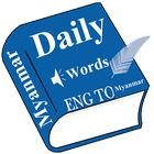 Daily Words English to Myanmar icône