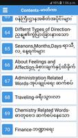 Daily Words English to Myanmar capture d'écran 1