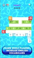 Word Blocks 3D Puzzle Game - Letter Roll Quiz Ekran Görüntüsü 3