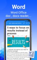 Word Office: Docx Reader captura de pantalla 1