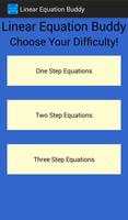 Linear Equation Buddy poster