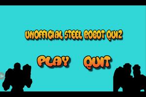 Unofficial Real Steel Bot Quiz Affiche