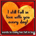 words to make her fall in love icon