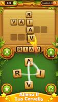 Poster Croce di parola Puzzle