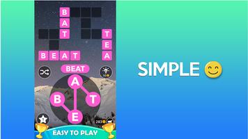 Word Scramble - Wordscapes Master puzzle game постер