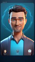 Avatar Creator 3D الملصق