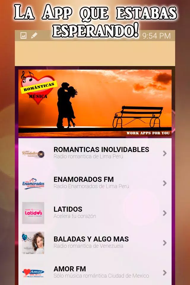 Radios de Baladas Románticas en español APK for Android Download