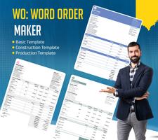 WO: Work Order Maker 포스터