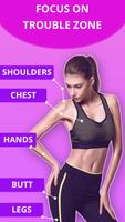 Poster Fitness Femminile Esercizi