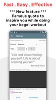 Poster Awesome Kegel Trainer + Quotes