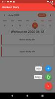 Workout Journal imagem de tela 3