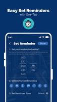 Workout Fitness Reminder capture d'écran 1
