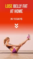 15 Dagen Buikvet Workout App-poster