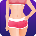 Female Flat Stomach Workout آئیکن