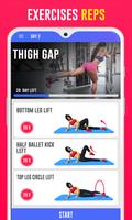 برنامه‌نما Skinny leg workouts for women: عکس از صفحه