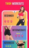 Skinny Leg Workouts für Frauen Plakat