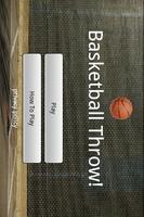 Basketball Throw! 海报