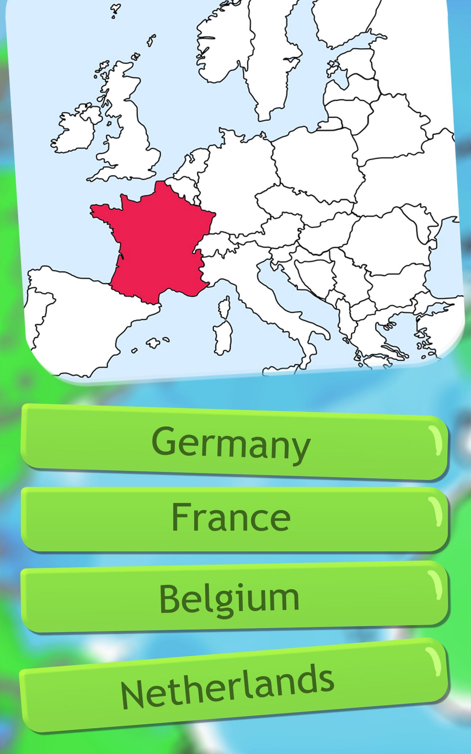 Carte Du Monde Quiz Geographie Jeux De Quiz Pour Android