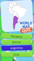 World Map Geography Quiz poster