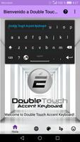 Double Touch Accents Keyboard - Accents Keyboard الملصق