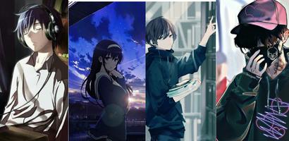 Cute Anime Live Wallpapers Cartaz