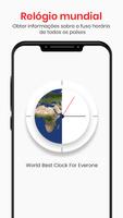 Relógio mundial: hora de todos Cartaz