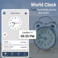World Clock Smart Alarm पोस्टर