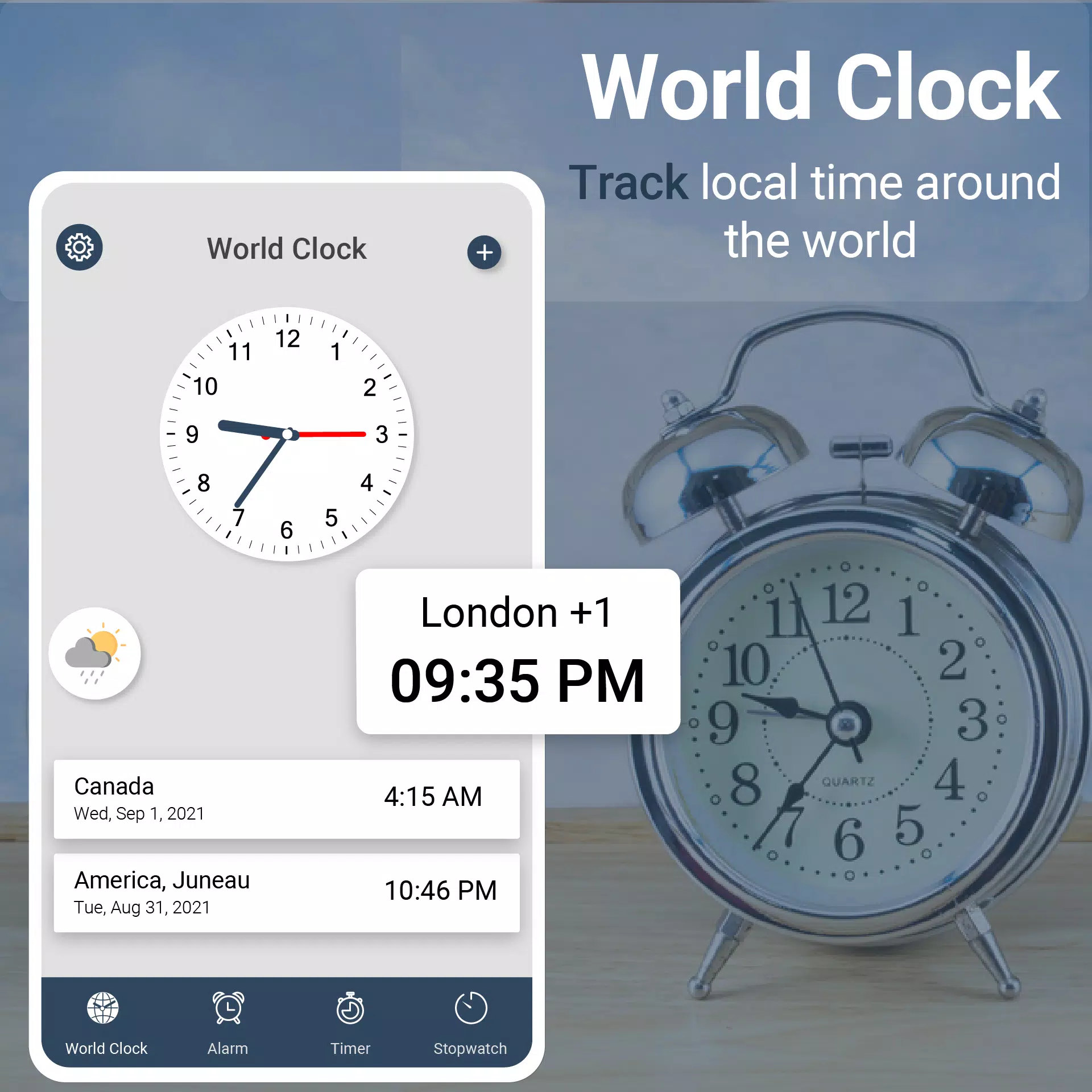 Wereldklok Smart Alarm-app APK voor Android Download