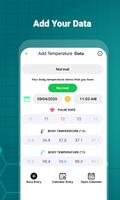 Daily Fever Tracker Diary Plakat
